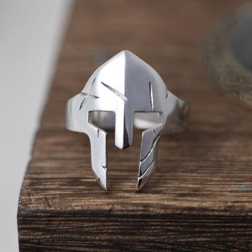 FNJ Punk Mask Ring 925 Silver Adjustable Size 100% Original Real S925 Solid Silver Rings for Men Jewelry