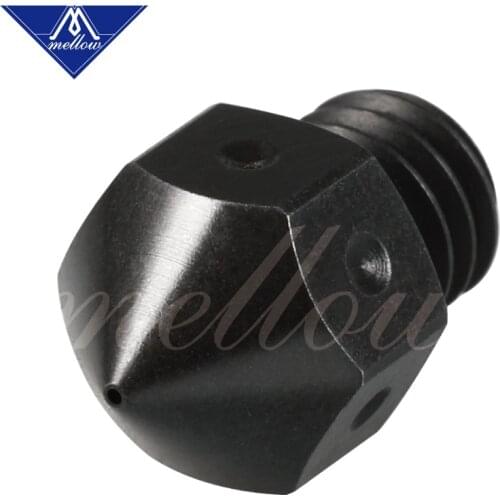 Mellow 2pcs High Temperature 3d Printer Hardened Steel Mk8 Nozzles For Micro Swiss Creality Cr-10 Ender 3 5 Hotend,prusa I3