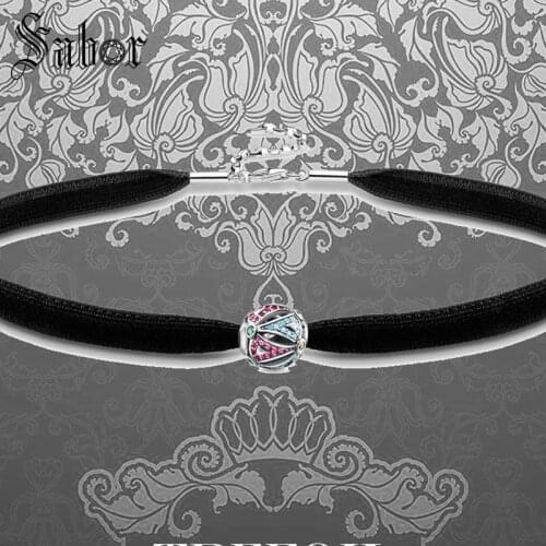 Asian Ornament Beads Chokers Necklace, silver color Ethnic Chocker Jewelry Gargantilha For Women Girls Lady Fit Charm thomas