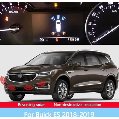 The Front And Rear Radar Blind Spot Warning Sound Indicator Of Car Reversing Image Is Suitable For Buick ES 2018-2019