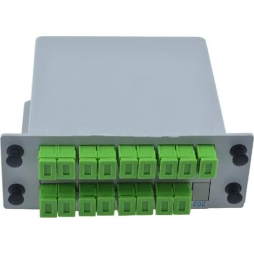 SCAPC PLC 1X16 splitter Fiber Optical Box FTTH PLC Splitter box with SC1X16 Planar waveguide type Optical splitter Free shipping