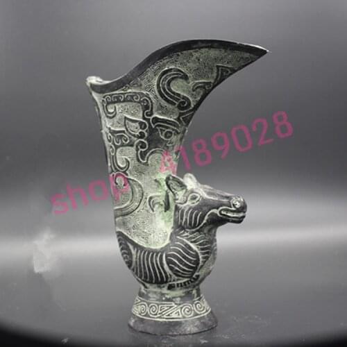 Ancient bronzes, twelve Chinese Zodiac snakes Warring States cups, antiques Collectibles
