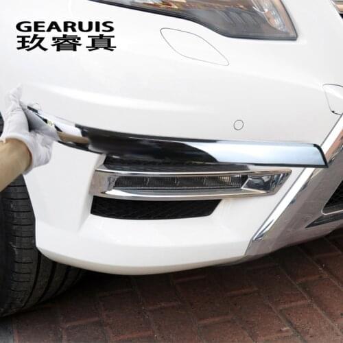 Car styling Front Mirror body Fog light Bumper Spoiler Air Knife Sticker Cover Trim For Mercedes Benz GLK X204 Class Accessories