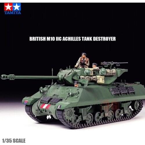 Tamiya 35336 1/35 Scale British M10 IIC Achilles Tank Destroyer Assembly Model Building Kits Hobby Static Toys DIY