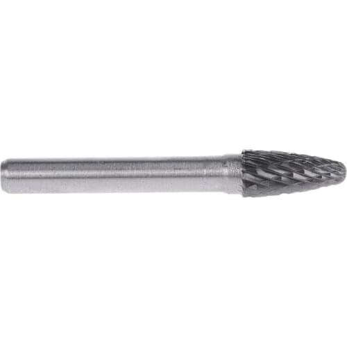 Type 8mm Head Tungsten Carbide Rotary Tool Burr Die Grinder Drill Bit 6mm Shank