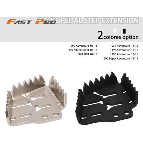 Motorcycle Brake Pedal Step Extension For KTM 990 Adventure R SMR 1050 1190 ADV Super 1290 R 2006-2016 Street Bike