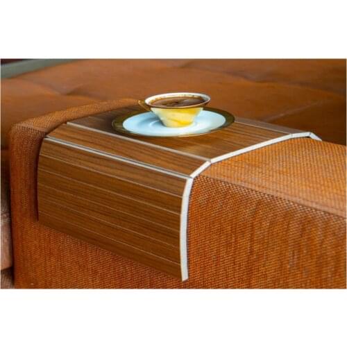 37x25 Walnut Portable Side coffee table tea coffee sofa foot insert and used