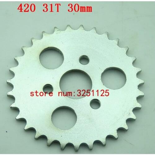 420 31T Tooth 30mm Rear Drive Chain Sprocket For Z50A Z50 Z50R Z50J Monkey BikeBike