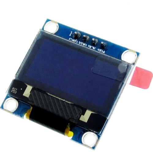 5PCS/Lot 4pin New BLUE 128X64 OLED LCD LED Display Module 0.96" I2C IIC Communicate