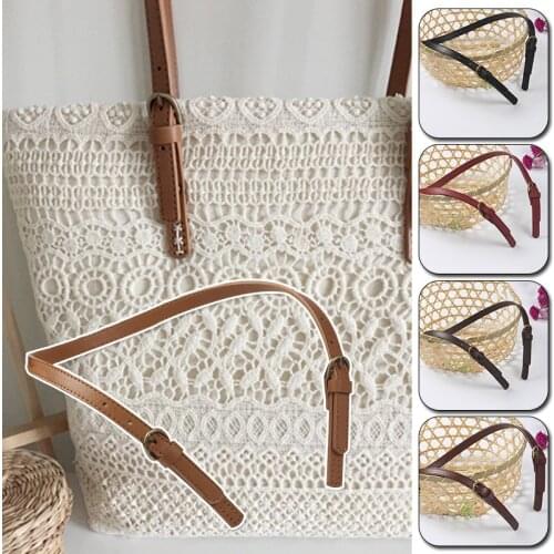 1PC Women Bag Chain PU Leather Shoulder Straps Replacement For Bag Handmade Craft Fashion High Quality Handles Hardware