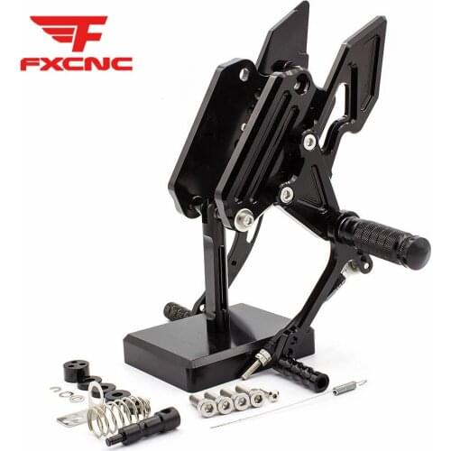 For Suzuki GSX250R GSX150R 2016 17 18 CNC Motorcycle Rearset Footrest FootPegs Rest Rear Set Aluminum For Suzuki GSX250R Rearset