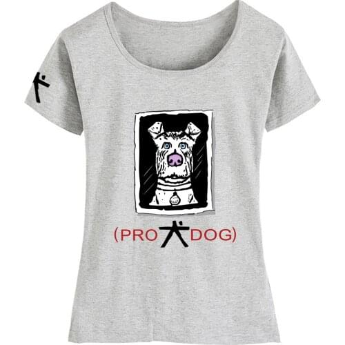 Chief Cartoon Dog Isle of Dogs PRO DOG Cotton Girl Woman Short Sleeve T Shirt Couple Clothes Summer ZIIART