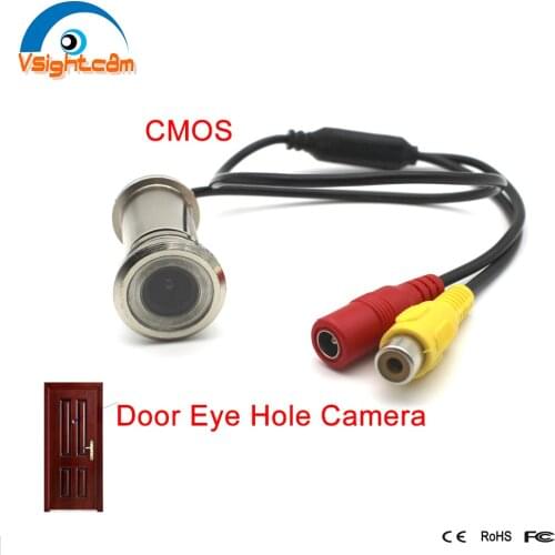 HD 800TVL Door Eye Hole Camera Color CMOS 3.6mm peephole cctv Video Security Surveillance Cat Eye mini camera Door Mirror Camera