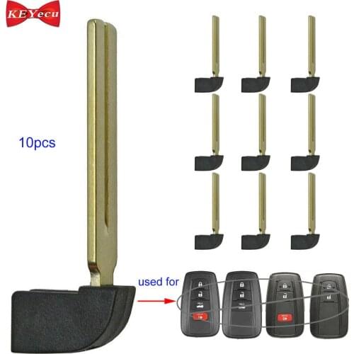 KEYECU for Toyota Avalon Camry C-HR Highlander Prius RAV4 Remote Key Blade for 231451-0351 HYQ14FBC HYQ14FBE MOZBR1E