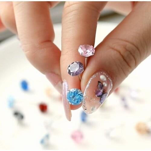 Lo Paulina Classic Birthstone Zircon Stud Earrings 4 Prong S925 Silver 3 4 5 6 7MM Unisex Birthday Gift Bijoux Fine Jewelry 2021