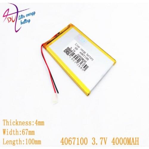 Liter energy battery 4067100 3.7V 4000MAH 4065100 polymer lithium ion battery shipping tablet VX610W The tablet battery