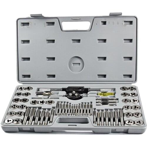 60pcs Screw Tap Set Hand Tap Wrench Die Plug Tap Drill Tools Tapping Metric Tap And Die Set 4.8
