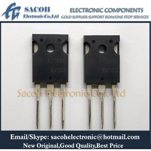 Free Shipping 5Pcs AOK75B60D1 K75B60D1 K75B60 AOK75B65H1 K75B65H1 TO-247 75A 600V Power IGBT Transistor