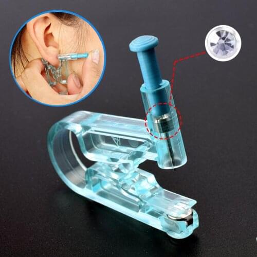 1PC Disposable Sterile Ear Piercing Gun Unit Cartilage Tragus Helix Stud Earring NO Pain Safe Piercing Tool Machine Kit Jewelry