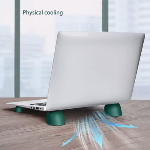 Mini Desktop lift bracket inclined pad high radiator ball lift pad foot portable stand support base fitting Laptop stand