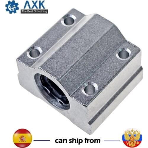 Bearing Block Slide Unit Ball 20mm 4 Pcs Sc20uu Linear Lot (4 Pieces/lot) For Cnc Scs20uu High Quality Axk Z1 38cm X 5cm