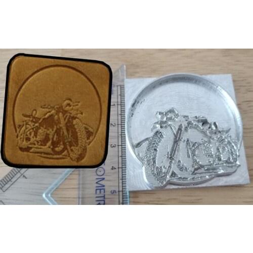 Hand-work unique design locomotive pattern leather working tools carving punches stamp craft tools