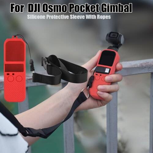 Silicone Protective Sleeve With Ropes For DJI Osmo Pocket Gimbal Camera Handheld Gimbal Accessories