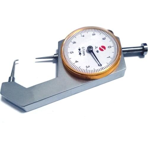 Dental Lab Product Caliper With Watch For Measuring Thickness of Metal Watch Showing Thickness,Measuring range:0-10mm