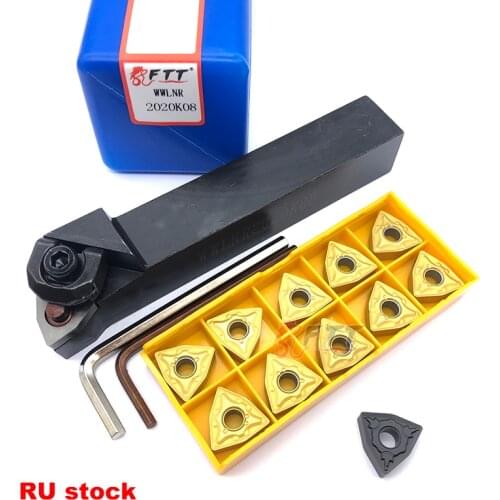 Turning Tool with 1pcs WWLNR2020K08 Boring Bar 11pcs WNMG080408 Insert L3.0 L4.0 Wrench