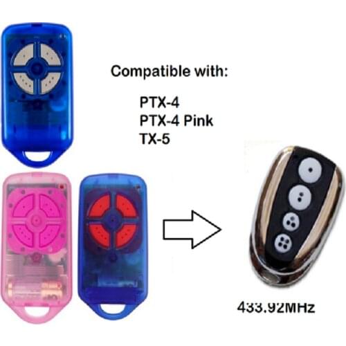 High quality garage/gate door remote control PTX-4 replacement remote