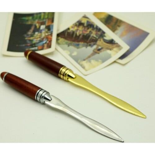 High Quality Stainless Steel Redwood Retro Handheld Letter Opener