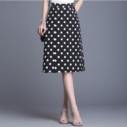 Women Pleated Tutu Tennis Beach Kawaii Skirt Jupe Punk Short Black White Polka Dot Floral Skirts High Waist Bandage Sexy Summer