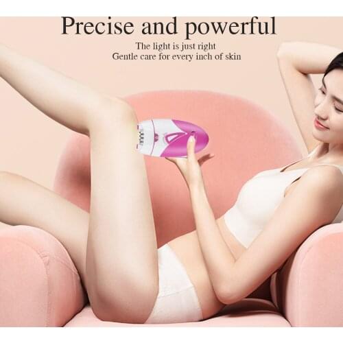 Female LED Light Irradiation Epilator Body Leg Hair Removal Depilation Shaver Female Electric Shaving ApparatusUSB Rechargable