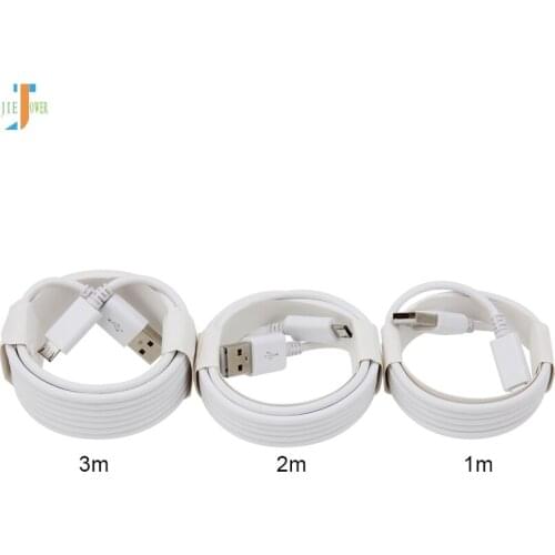 100pcs/lot Micro USB Cable 1M 2M 3M Data Sync Charger Cable for Samsung Galaxy S5 S6 HTC 10 LG G1 Mobile Phone Charging Cable