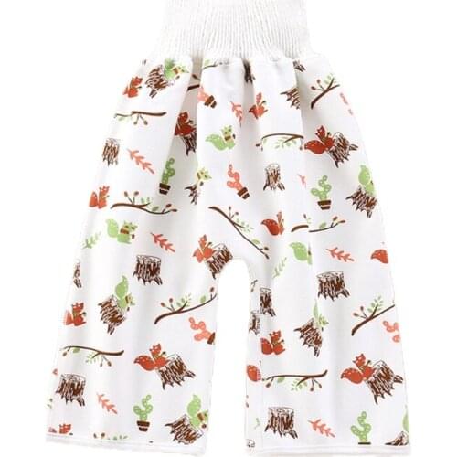 2 in 1 Baby Diaper Skirt Shorts Waterproof Absorbent Potty Training Nappy Pants