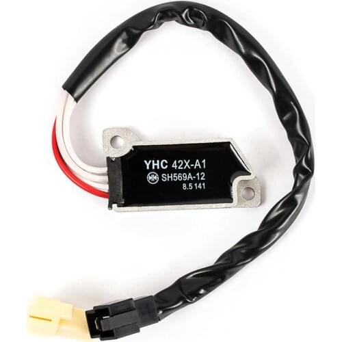 Black Motorcycle Charger With Plug Voltage Regulator Rectifier For Yamaha XV 535 / XV 110 VIRAGO XV 1100 VIRAGO VMX 1200 XV750