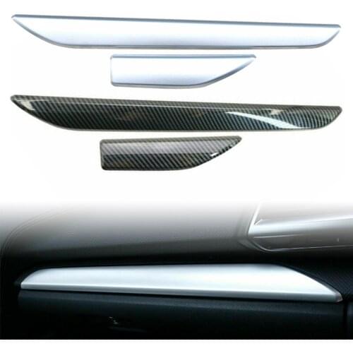 For Subaru Forester 2019 2020 ABS Car Dashboard Middle Console Stripe Trim Cover