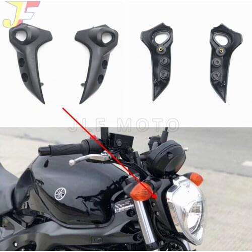 For Yamaha FZ6 FZ6N FZ6-N Black Bracket Headlight Upper Side Side Guard Motorcycle Parts Plastic 2004 2005 2006 07-2010 FZ6 N