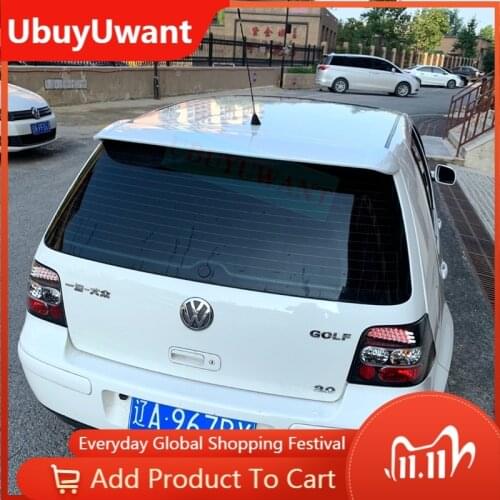 EPFBSQP For Volkswage Golf 4 IV MK4 2003-2006 ABS Spoiler Rear Trunk Car Tail Wing Decoration For Golf4 Golf Iv 4 Spoiler
