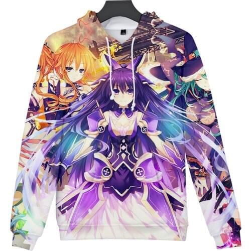 Hot Sale men women 3D hooded anime style clothes RE Fullmetal Alchemist DATE A LIVE Goblin Slayer Casual New pullover tops