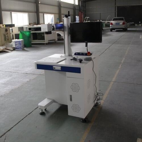ROBOTEC Double red dot laser marking machine 20w 30w 50w Desktop mini fiber laser marking machine for metal gold ring