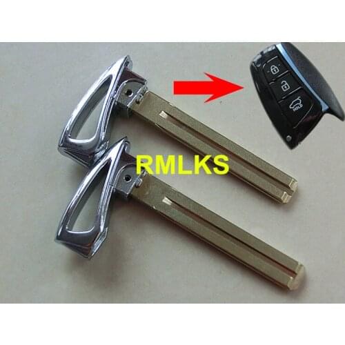 RMLKS New Style Smart Emergency Key Blade Fit For Hyundai Santa Fe for Kia 2013 2014 2015 Uncut Blade