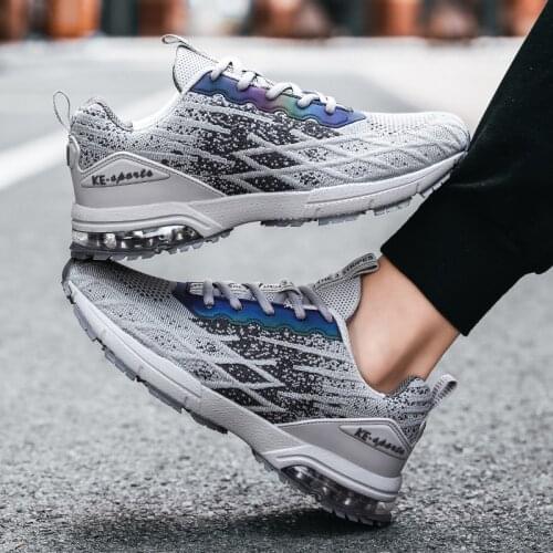 2021 New Men Sneakers Light Breathable Running Shoes Outdoor Comfortable Leisure Lace Up Gym Shoes Feminino Zapatos