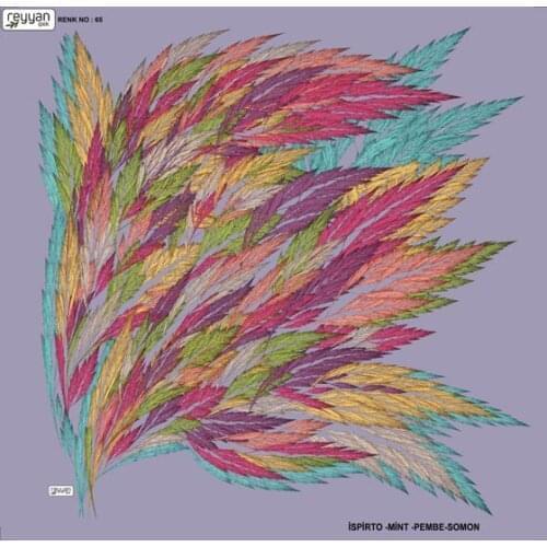 REYYAN SILK OYALIK WRITING (NEW QUALITY)-DESEN-19 - RENK-65