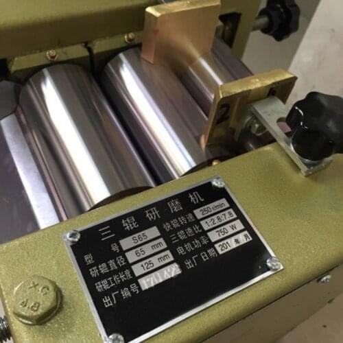 Three Roll Grinding Mill grinder Roller machine 3-18 um/3 times 5kg/h
