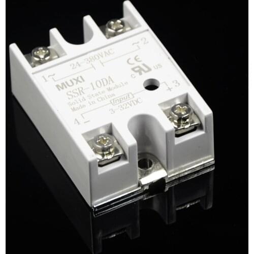 1pcs High Quality Brand New Muxi Solid State Relay SSR-10DA SSR-25DA SSR-40DA 5-24VDC To 24-380VAC 6-20mA Temperature Control
