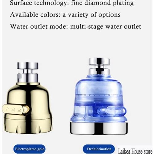 Kitchen Water Faucet Splash Extension Filter Water Saving Bathroom Shower Head Filter Nozzle Spray Household Accessories