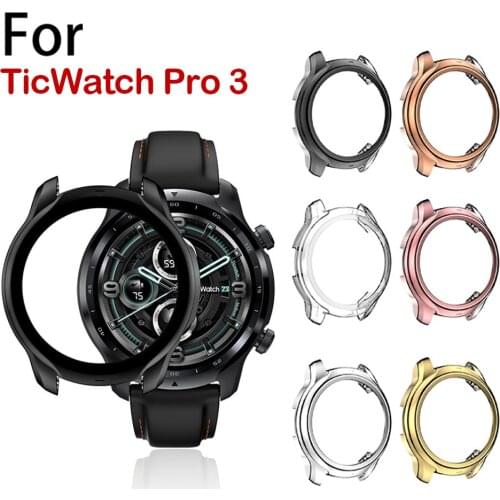 Ultra Slim Protector Case for Ticwatch Pro 2020 Soft Hollow out Watch Cover for Ticwatch Pro 3 Pro3 Protective Bumper Shell