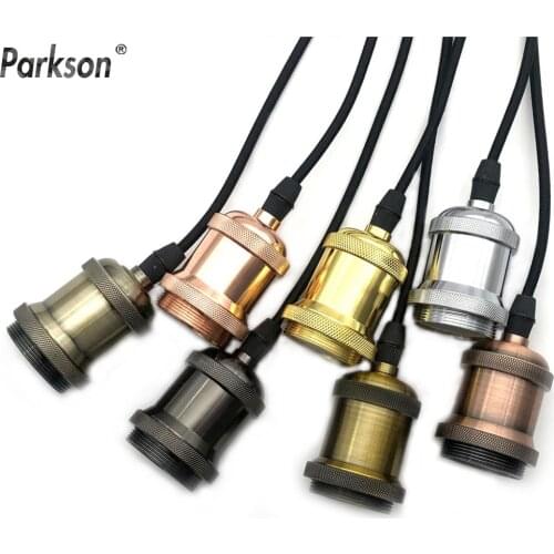 Vintage Pendant Lights E27 Lamp Holder Socket 110V 220V Switch Screw Fitting e27 Lamp Bases Retro Edison Lamp Holder