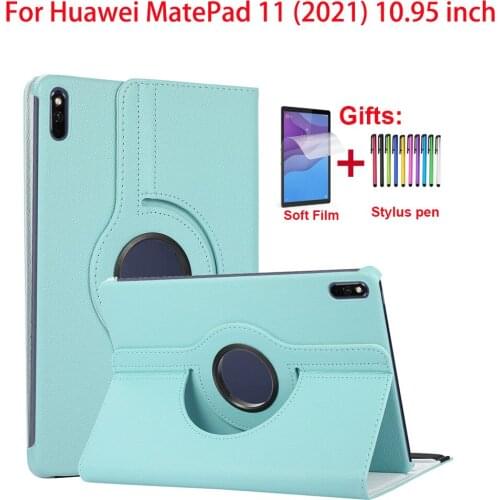 360 Rotating Stand Case For Huawei MatePad 11 (2021) 10.95 inch Flip Tablet Cover For Huawei MatePad 11 10.95 inch Case Funda